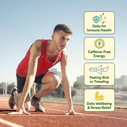 Feel Goods Immunity Icon, Vitamin C Immune Support Powder Packets - 500mg Vitamin C, Elderberry, Ginger, Turmeric & Key Vitamins for Daily Immune Health - Sugar-Free & Caffeine-Free Drink Mix Packets